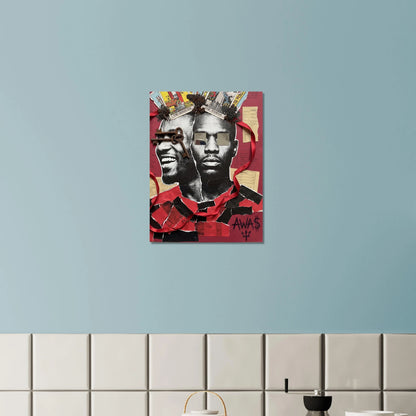 Exu of the Crossroads fine art print, red and black Orisha art — Digital Rouge X