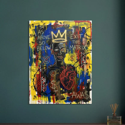 As Above, So Below art print, Exit the Matrix series — AWA$ Signature Series