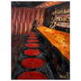 Velvet Hour | Moody Bar Scene Oil Painting | AWA$ Signature