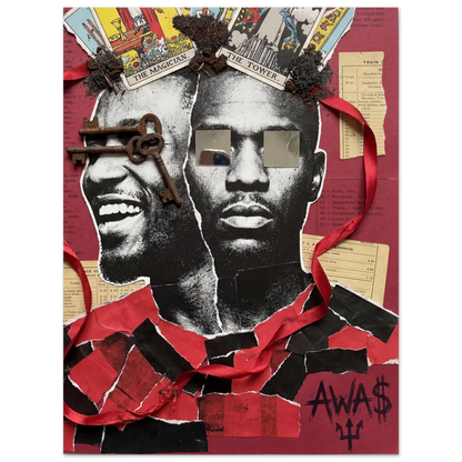 Exu of the Crossroads — dual-faced Orisha art print by AWA$, Digital Rouge X